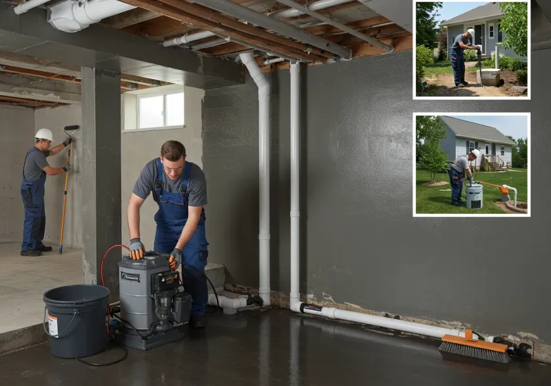 Basement Waterproofing and Flood Prevention process in Denton, NC